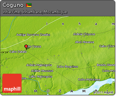 Physical Map of Coguno