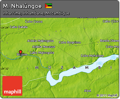 Physical Map of M. Nhalúngoe