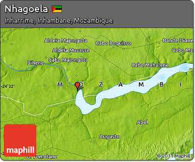 Physical Map of Nhagoela