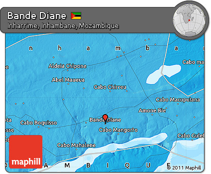 Political Map of Bande Diane