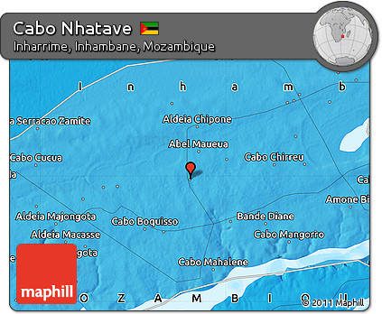 Political Map of Cabo Nhatave