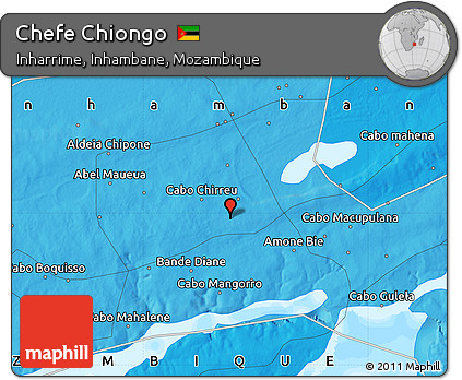 Political Map of Chefe Chiongo