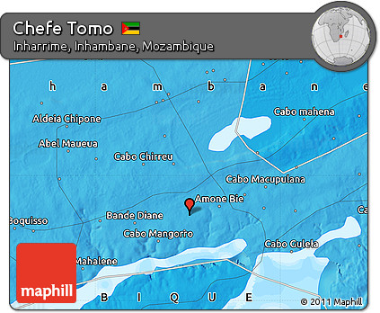 Political Map of Chefe Tomo