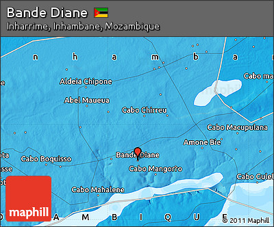 Political Map of Bande Diane