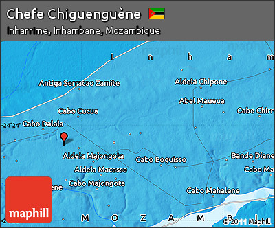 Political Map of Chefe Chiguenguène