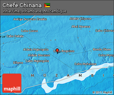 Political Map of Chefe Chinana