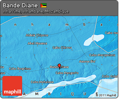 Political Map of Bande Diane