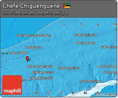 Political Map of Chefe Chiguenguène