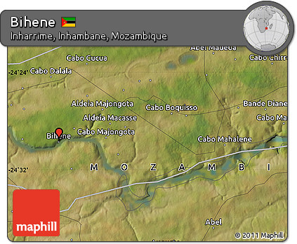 Satellite Map of Bihene