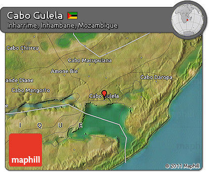 Satellite Map of Cabo Gulela