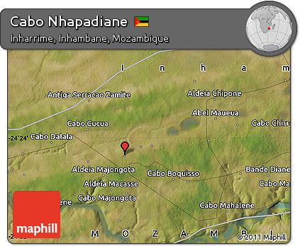 Satellite Map of Cabo Nhapadiane