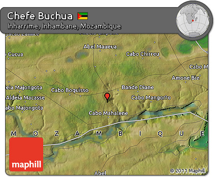 Satellite Map of Chefe Buchua