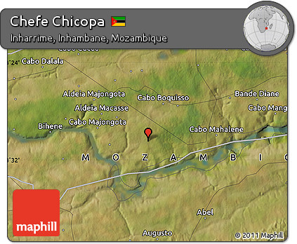 Satellite Map of Chefe Chicopa