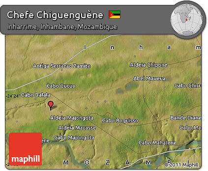 Satellite Map of Chefe Chiguenguène