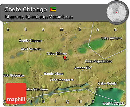 Satellite Map of Chefe Chiongo