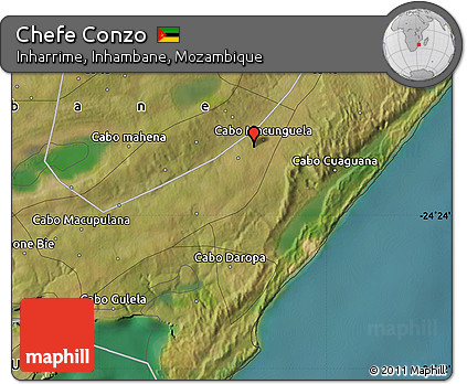 Satellite Map of Chefe Conzo