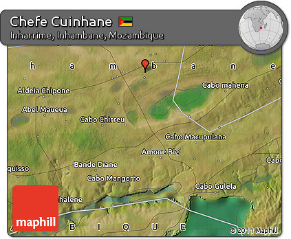 Satellite Map of Chefe Cuinhane