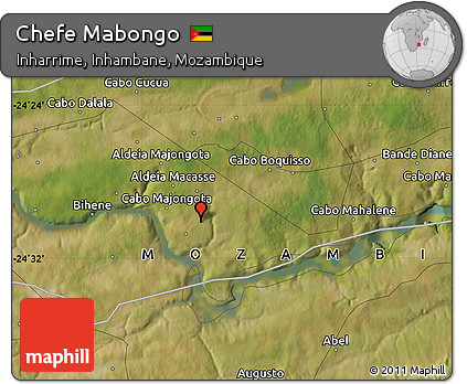 Satellite Map of Chefe Mabongo