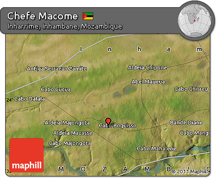 Satellite Map of Chefe Macome