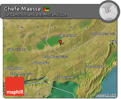 Satellite Map of Chefe Maesse