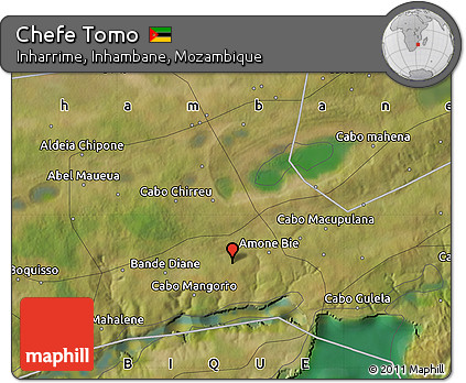 Satellite Map of Chefe Tomo