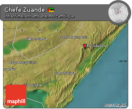 Satellite Map of Chefe Zuande