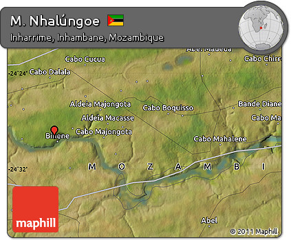 Satellite Map of M. Nhalúngoe