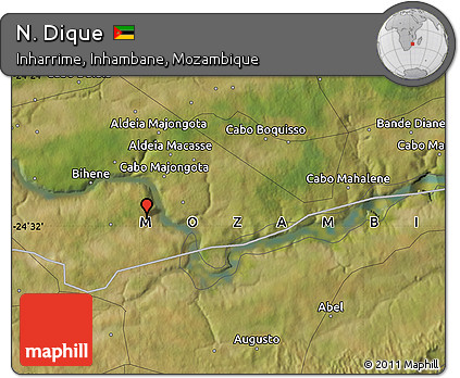 Satellite Map of N. Dique