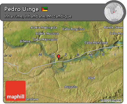 Satellite Map of Pedro Uinge
