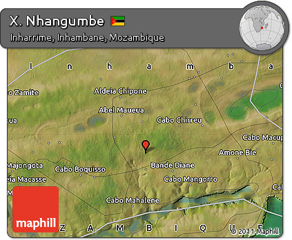 Satellite Map of X. Nhangumbe