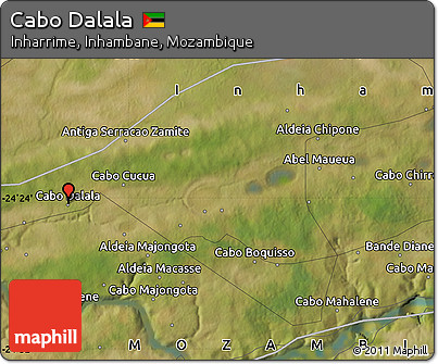 Satellite Map of Cabo Dalala