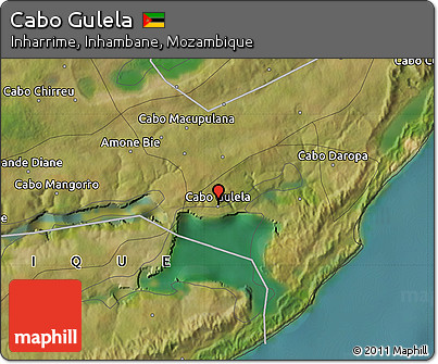 Satellite Map of Cabo Gulela