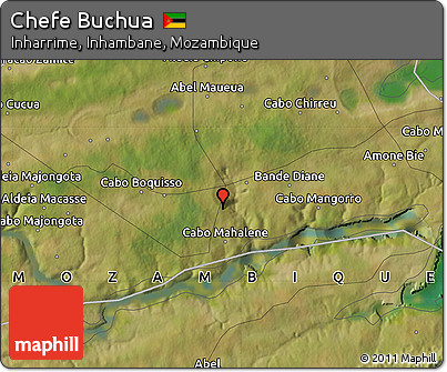 Satellite Map of Chefe Buchua
