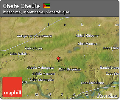 Satellite Map of Chefe Cheúle