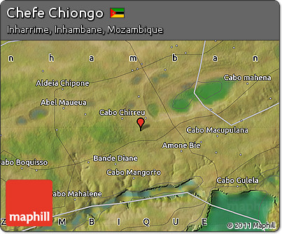 Satellite Map of Chefe Chiongo