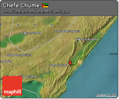 Satellite Map of Chefe Chume