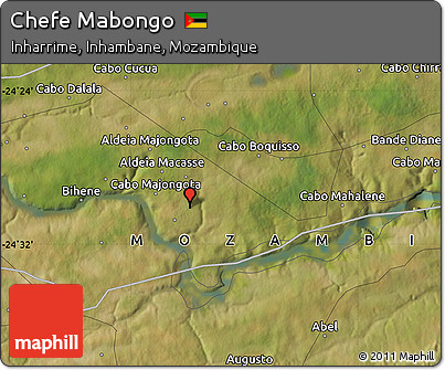 Satellite Map of Chefe Mabongo