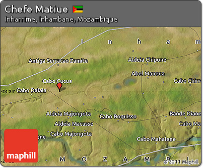 Satellite Map of Chefe Matiue