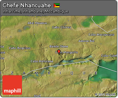 Satellite Map of Chefe Nhancuahe