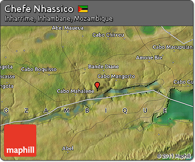 Satellite Map of Chefe Nhassico