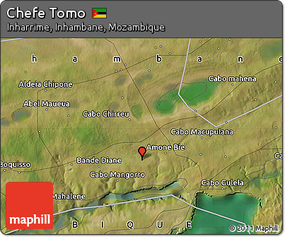 Satellite Map of Chefe Tomo