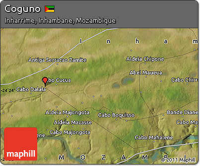 Satellite Map of Coguno