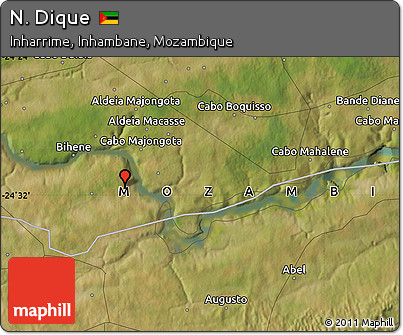 Satellite Map of N. Dique