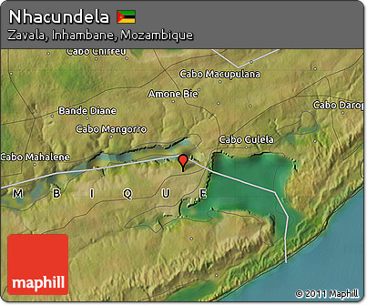 Satellite Map of Nhacundela
