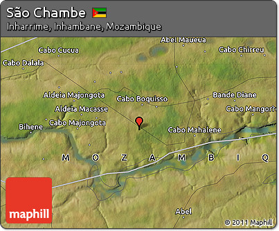 Satellite Map of São Chambe