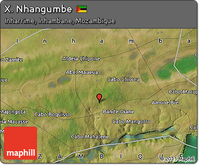 Satellite Map of X. Nhangumbe
