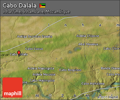 Satellite Map of Cabo Dalala