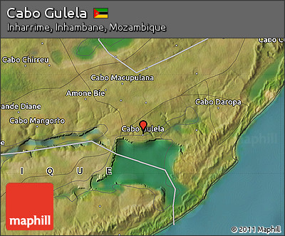 Satellite Map of Cabo Gulela