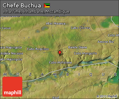 Satellite Map of Chefe Buchua
