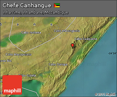 Satellite Map of Chefe Canhangue